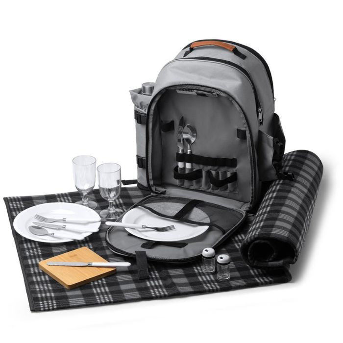 Rucsac Picnic - Set Complet pentru 2 Persoane - Atelier Magic