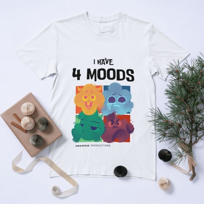 Tricou Personalizat „4 Moods" - Atelier Magic