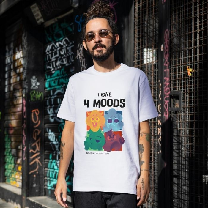 Tricou Personalizat „4 Moods" - Atelier Magic