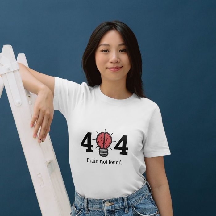 Tricou Personalizat „404 Brain Not Found" - Atelier Magic