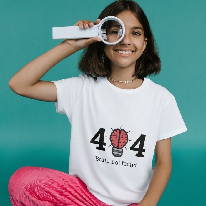 Tricou Personalizat „404 Brain Not Found" - Atelier Magic