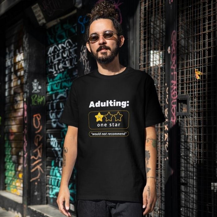 Tricou Personalizat „Adulting" - Atelier Magic