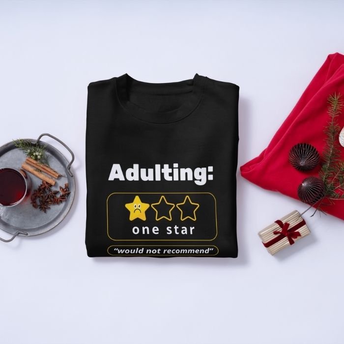 Tricou Personalizat „Adulting" - Atelier Magic