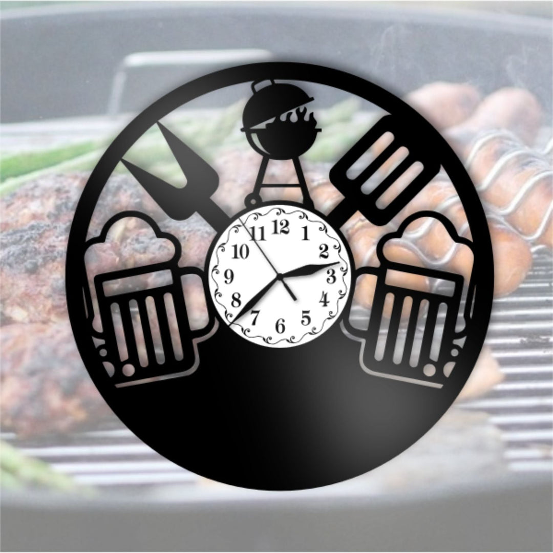 Ceas cadou cu gratar - barbeque - Cadouri Personalizate