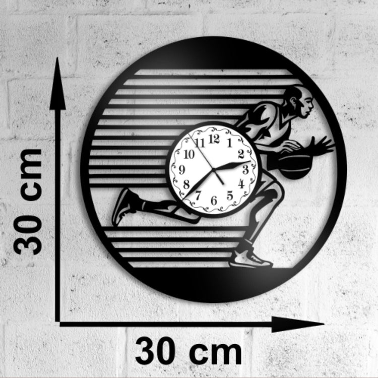 Ceas cadou cu jucator de baschet - model 2 - Cadouri Personalizate