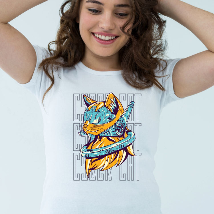 Tricou "cybercat" - Cadouri Personalizate