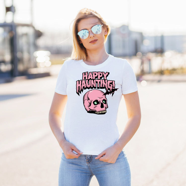 Tricou "happy haunting" - Cadouri Personalizate