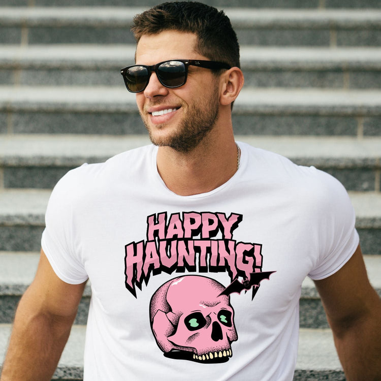 Tricou "happy haunting" - Cadouri Personalizate