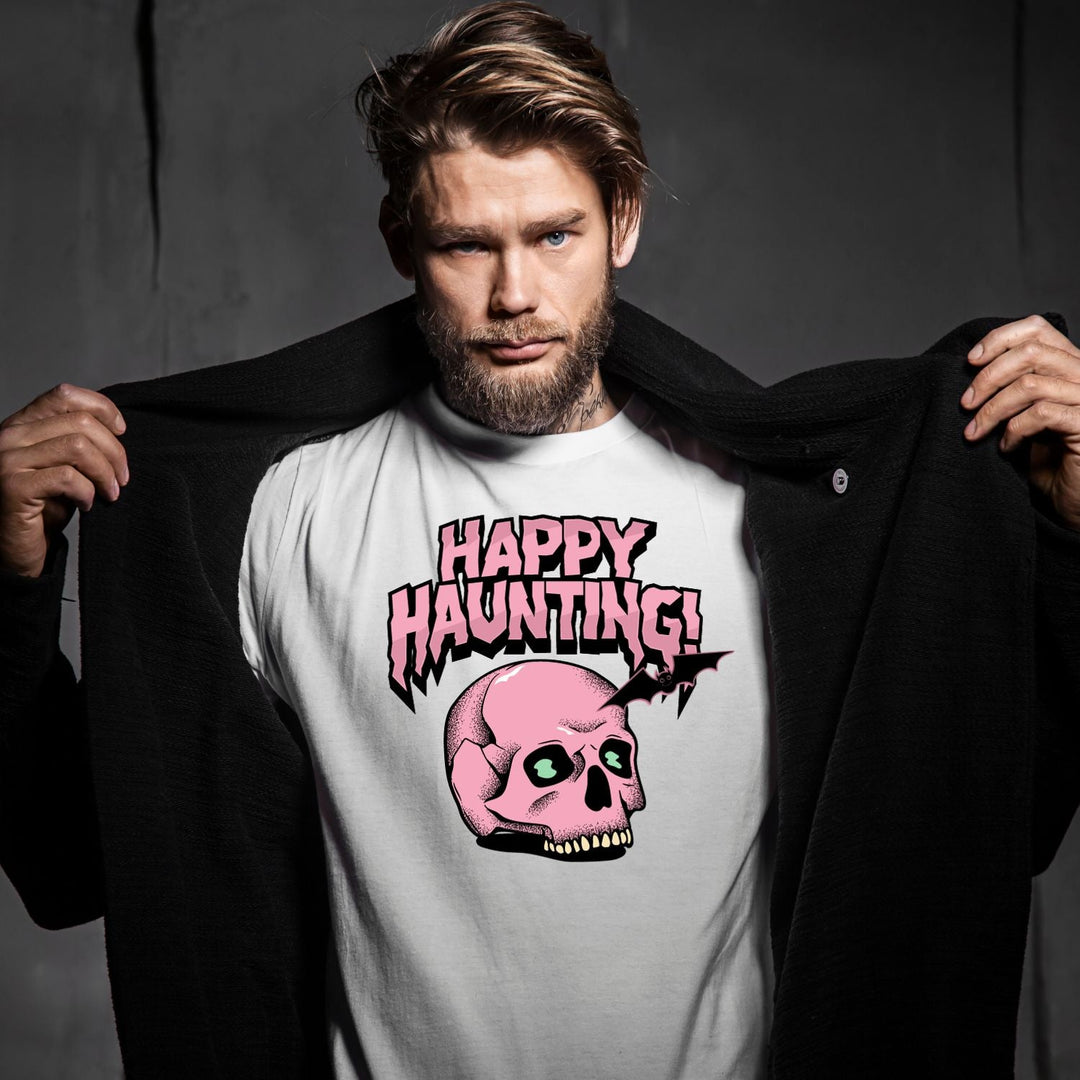 Tricou "happy haunting" - Cadouri Personalizate