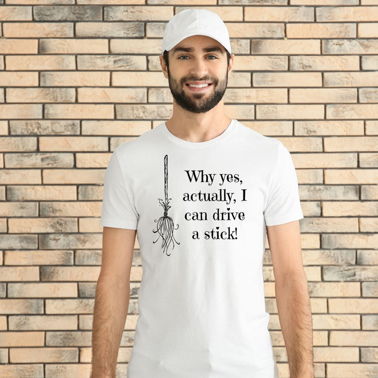 Tricou "i can drive a stick" - Cadouri Personalizate