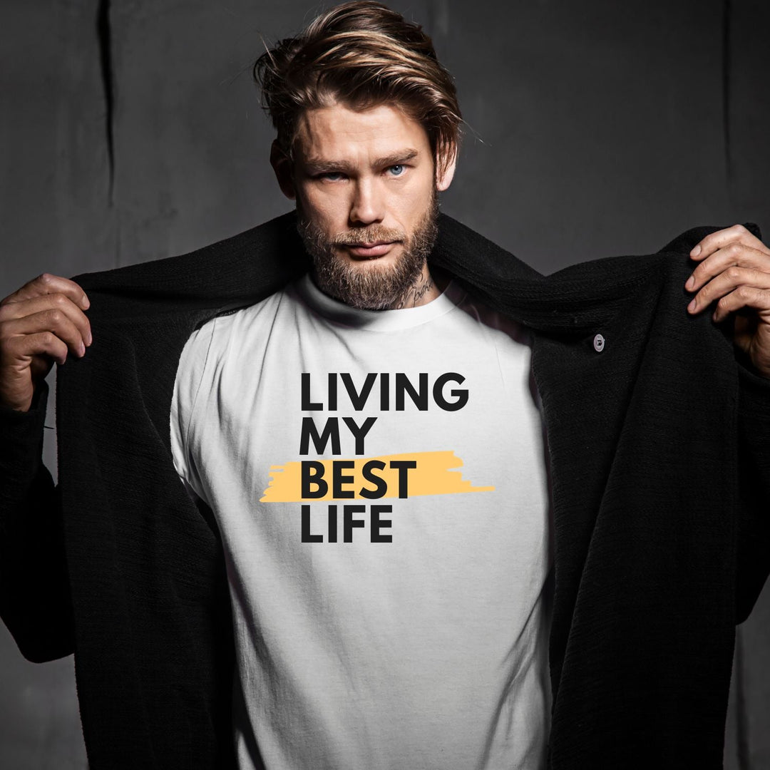 Tricou "living my best life" - Cadouri Personalizate