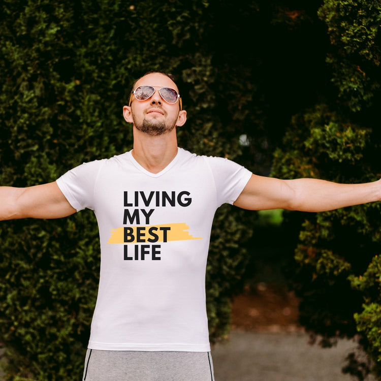 Tricou "living my best life" - Cadouri Personalizate