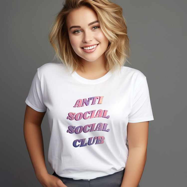 Tricou personalizat Antisocial Club - Cadouri Personalizate