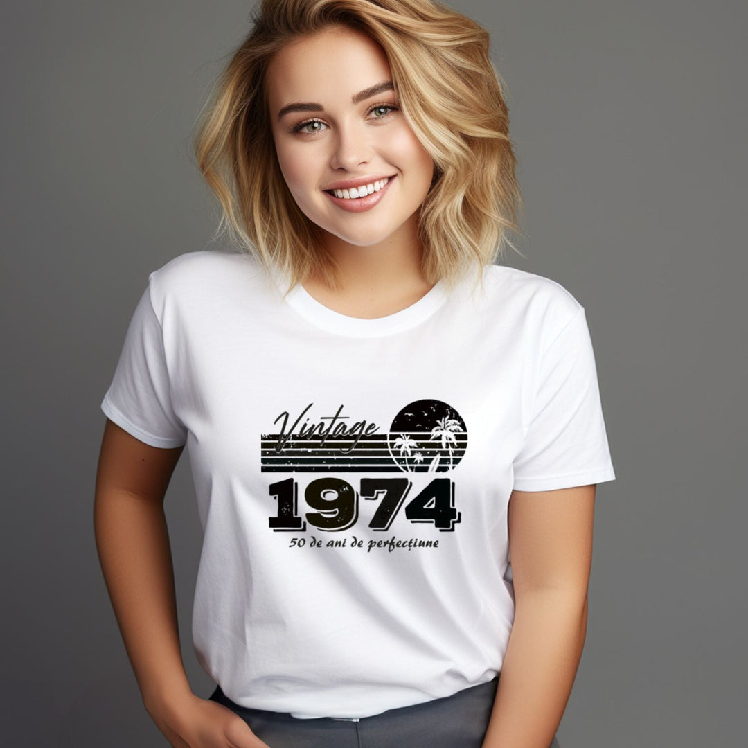 Tricou personalizat Născut în 1974 - Cadouri Personalizate