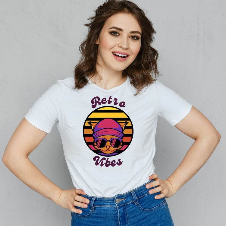 Tricou "retro vibes" - Cadouri Personalizate